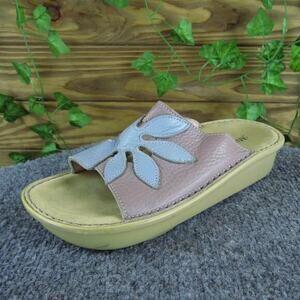 Miss Crew Women's Slide Multicolor Leather Sz 7 Medium Used 2025‎